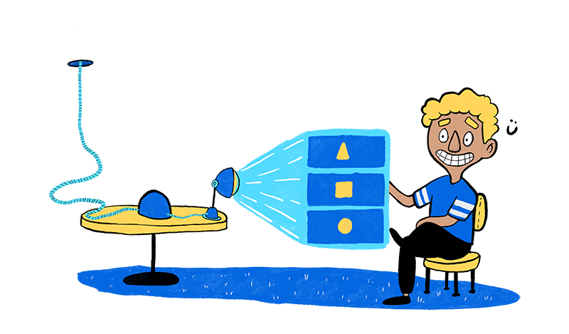 Illustration of digital solution implementation.