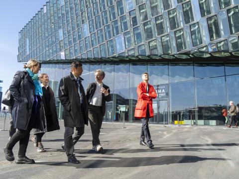 Baltic capital mayors and their delegations