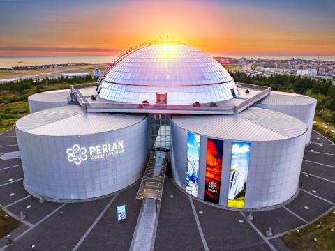 Perlan í Öskjuhlíð.