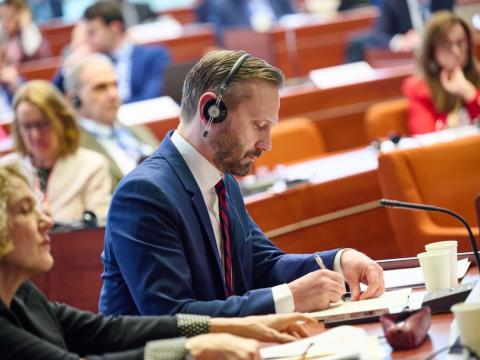 Mayor attends Council of Europe meeting in Strasbourg