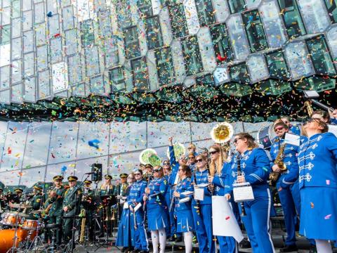 The opening of Culture Night at Harpa. Photo by Ragnar Th. Sigurðsson