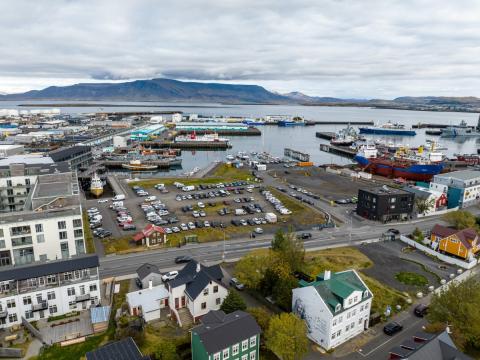 Vesturbugt við gömlu höfnina í Reykjavík