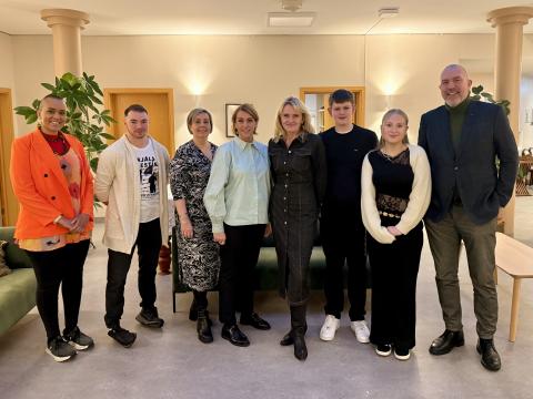 Group photo of presenters and Welfare Council members at the Welfare Coffee event. 