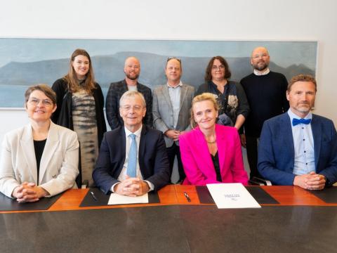 Fulltrúar frá skóla- og frístundasviði og Háskóla Íslands