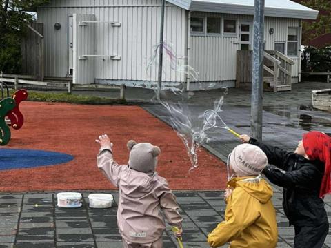 Sumarhátíð í leikskólanum Maríuborg