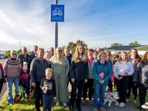 Nágrannaskilti komið upp í Stararima í Grafarvogi