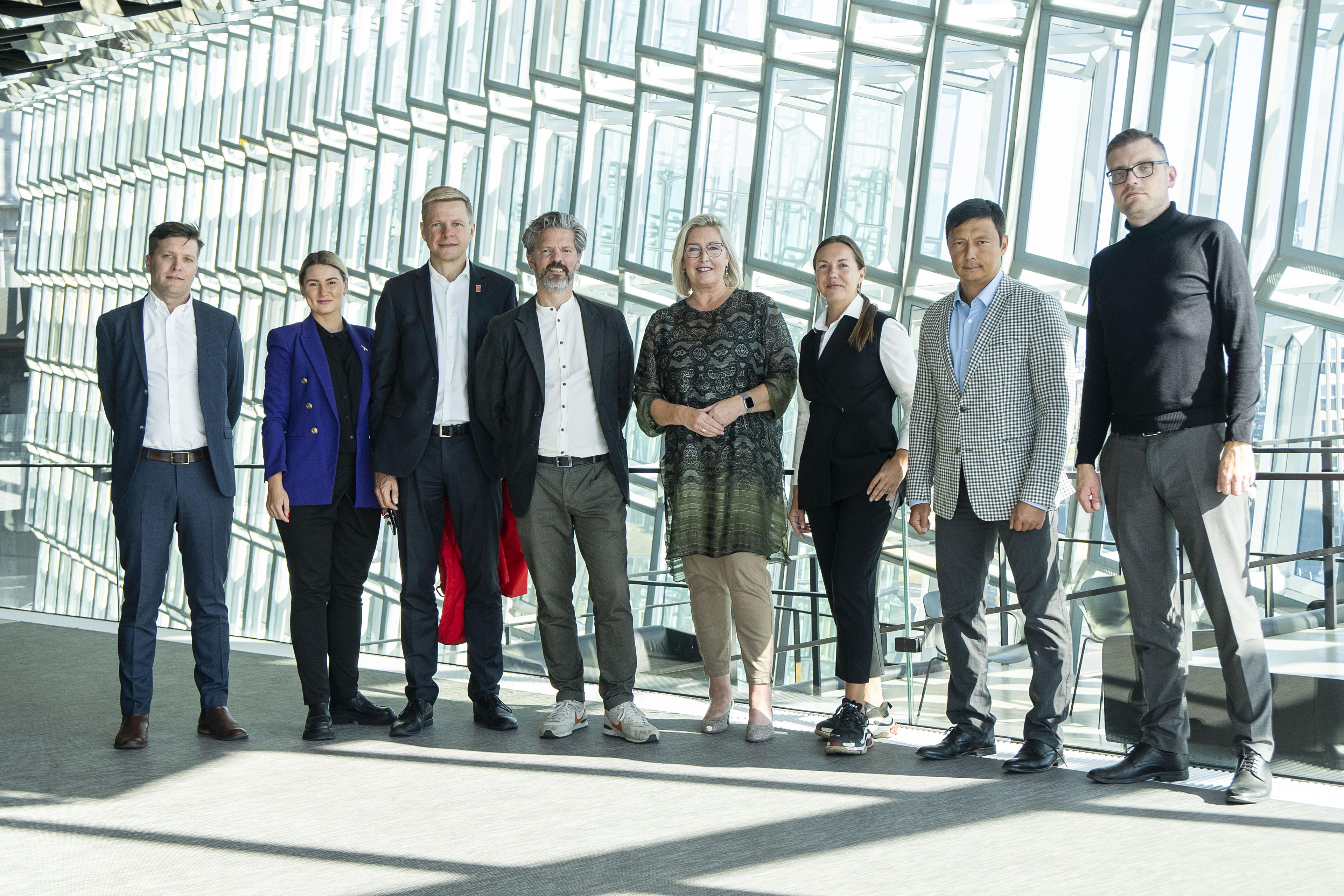 Baltic capital mayors and their delegations