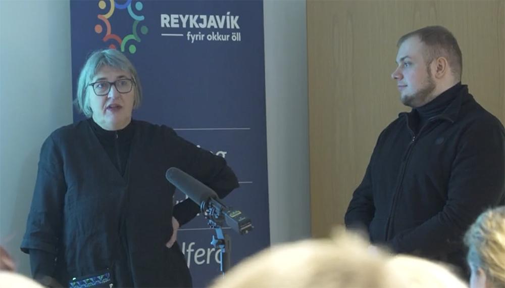 Þau sögðu frá Tækifærinu, sem veitir karlmönnum sem glímt hafa við langtímaatvinnuleysi aðstoð. 