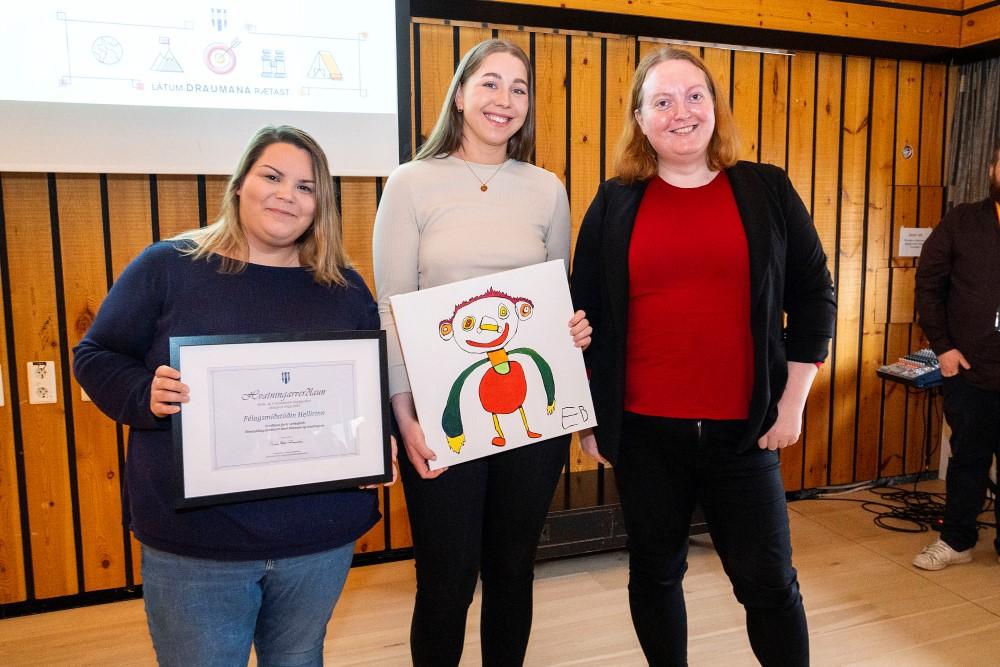Hvatningarverðlaun fyrir frístundastarf 2023.