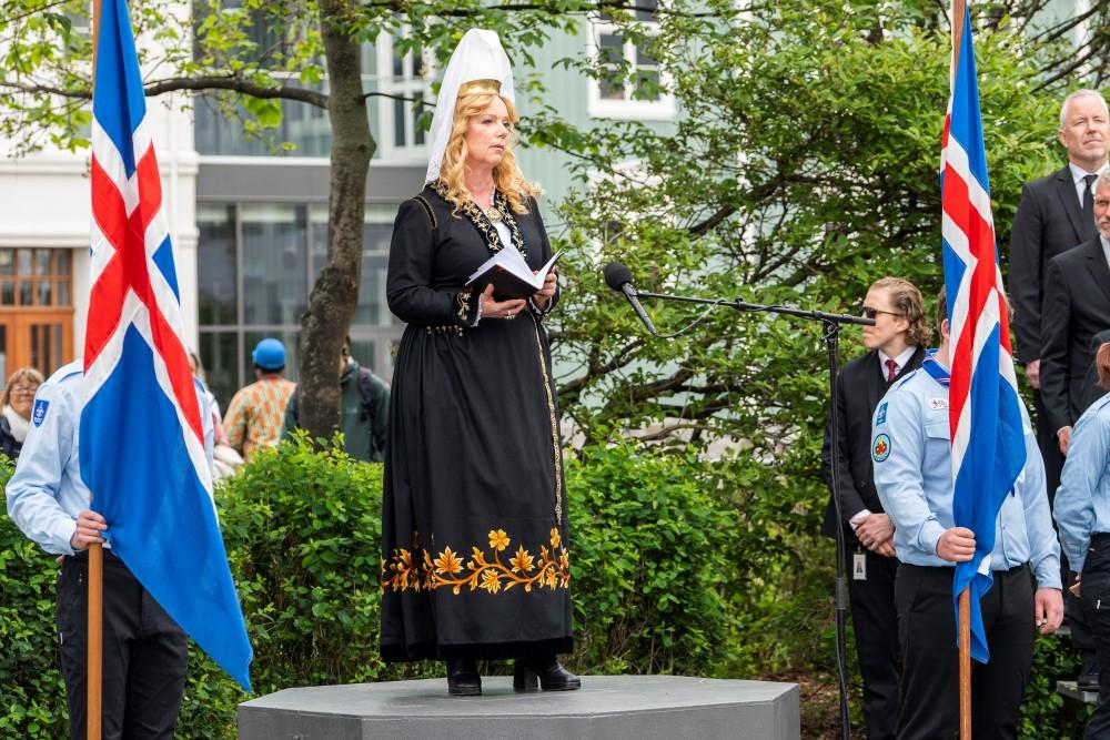 Fjallkonan 17. júní 2023 var Arndís Hrönn Egilsdóttir, leikkona. 