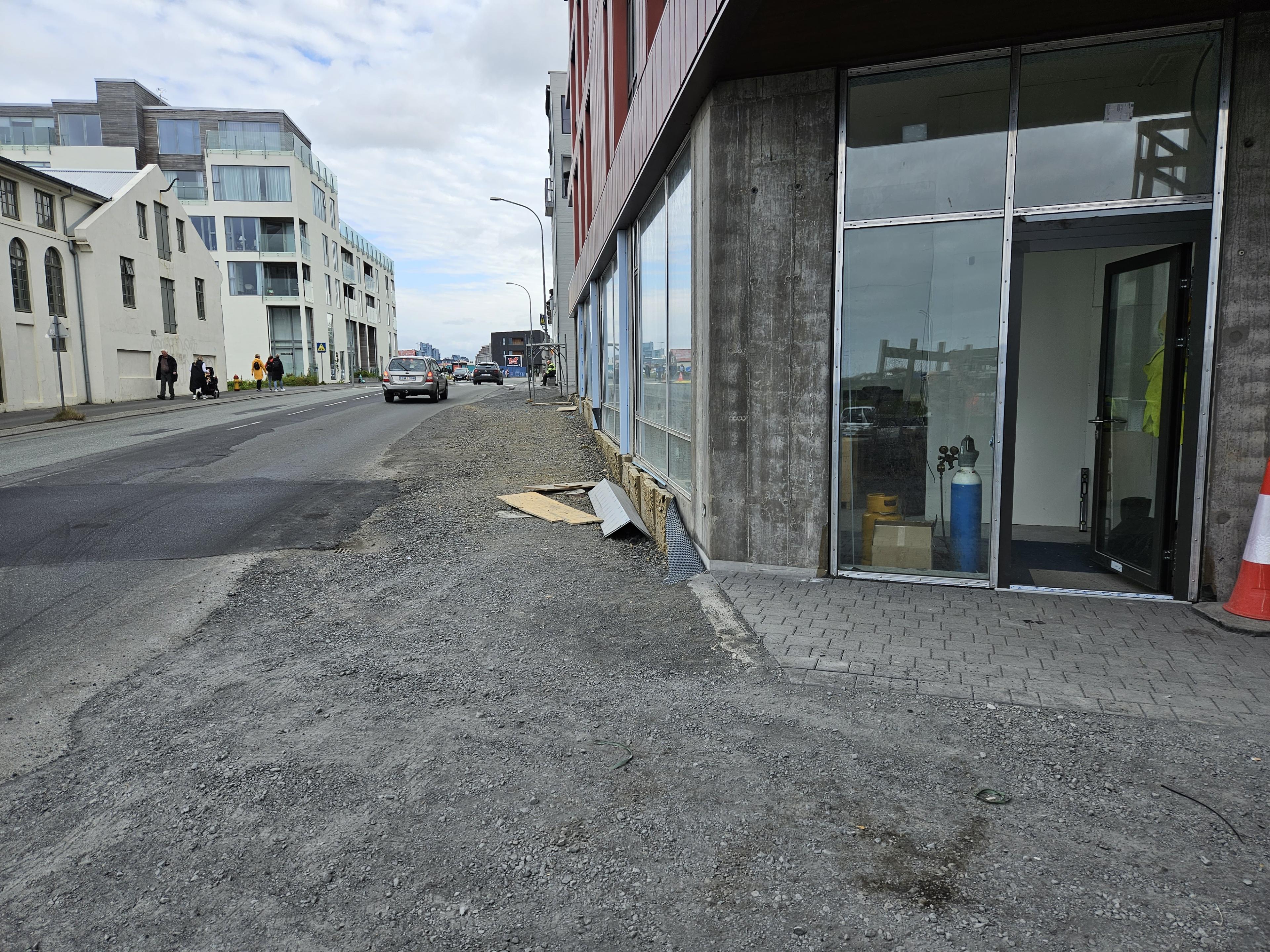 Framkvæmdasvæði 25. júlí 2023
