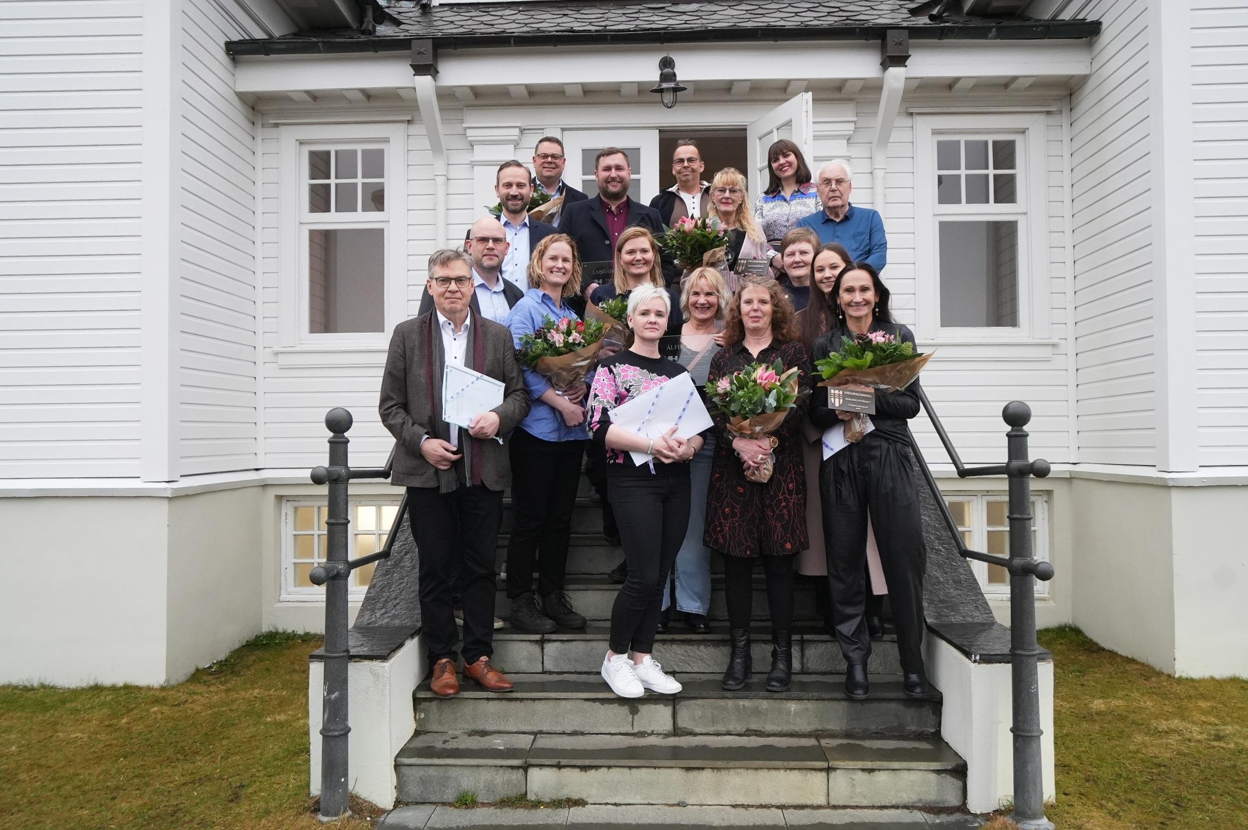 Viðurkenningarhafar tóku við viðurkenningum í Höfða. Ljósmyndari: Róbert Reynisson.