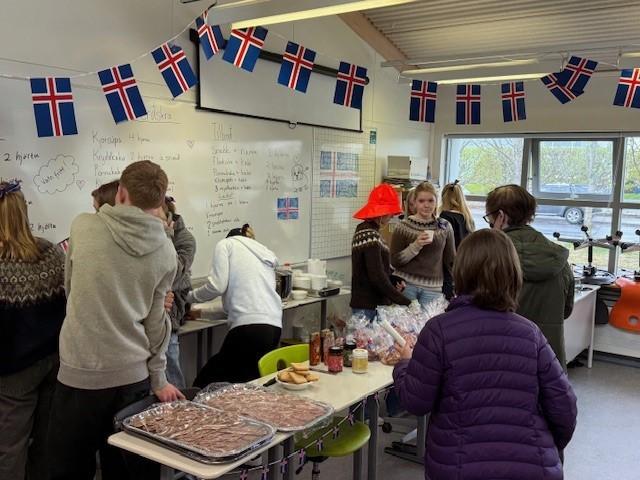 Frá góðgerðardegi í Hagaskóla