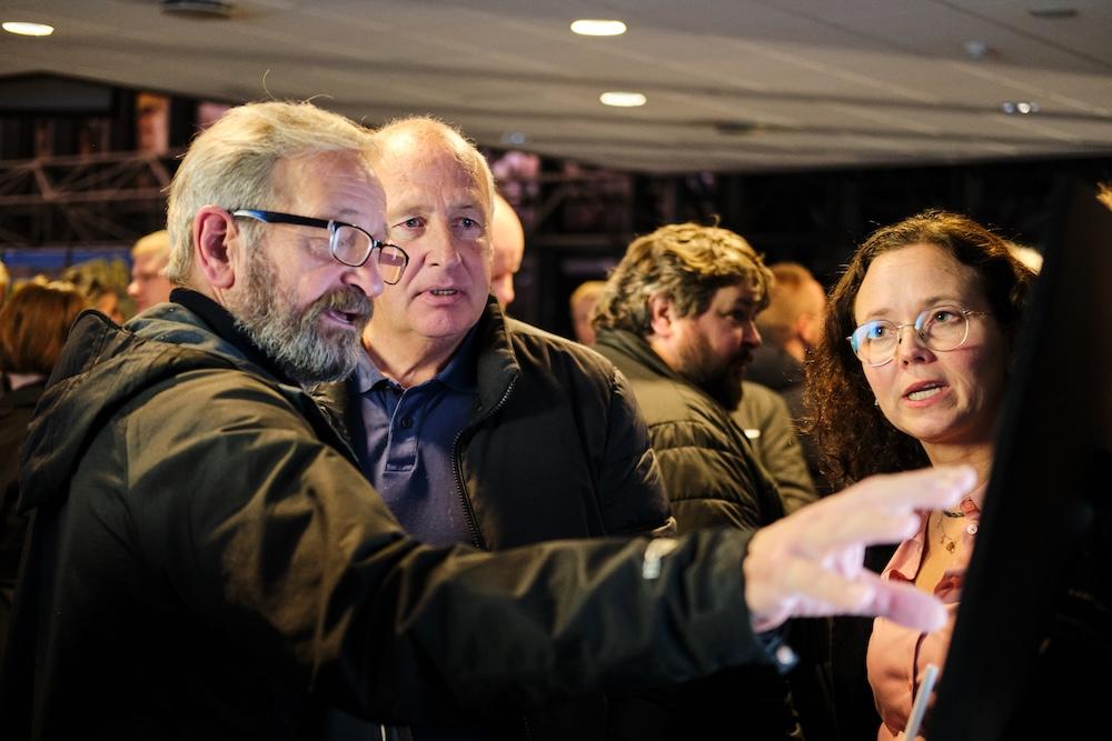 People at a meeting