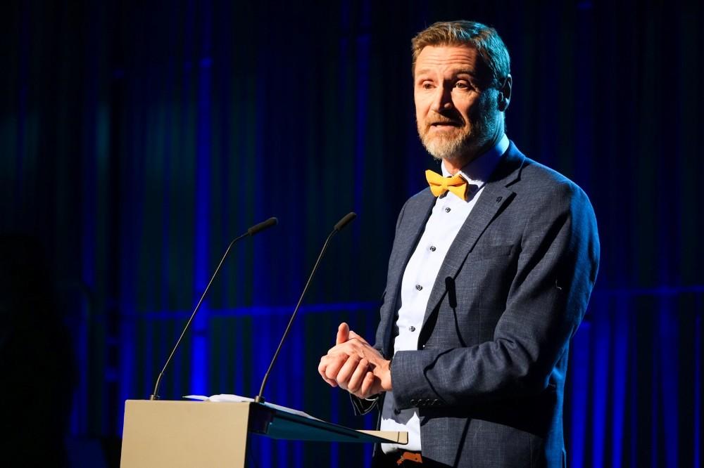 Frá afhendingu Íslenskuverðlauna unga fólksins. 