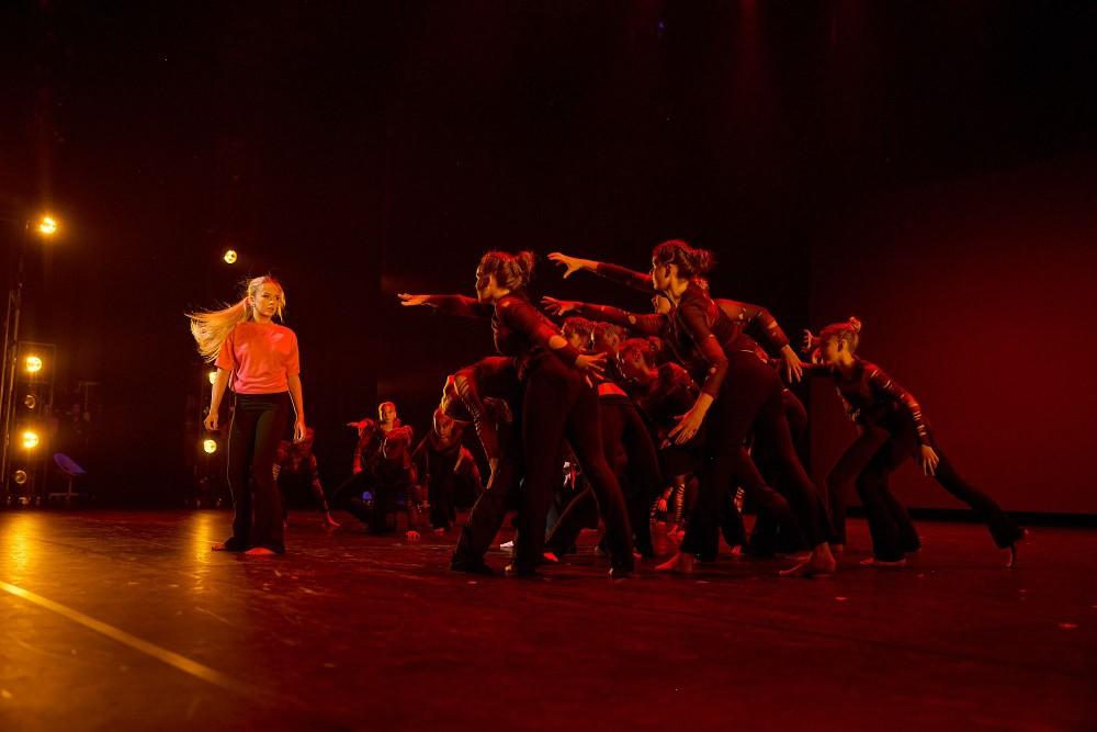 Rimaskóli's performance in Skrekkur 2025.