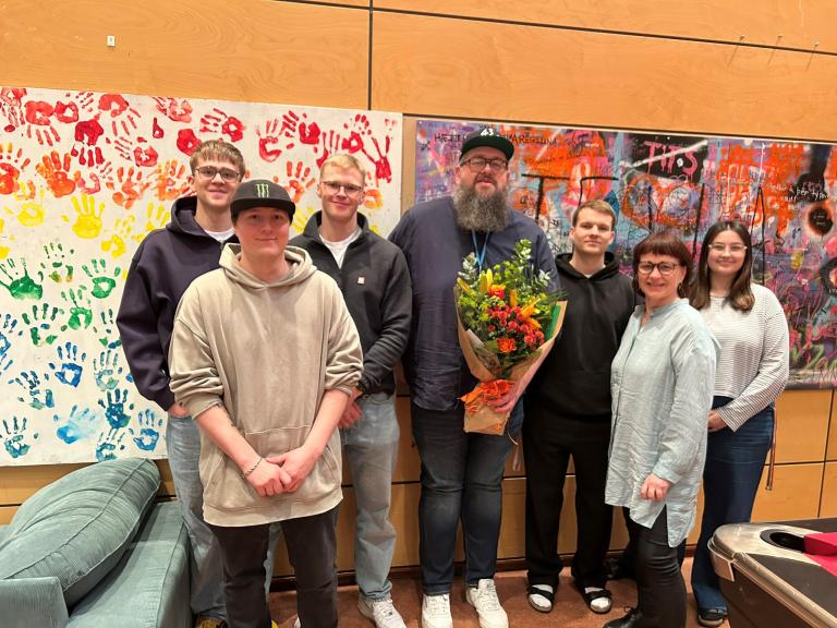 Starfsfólk í félagsmiðstöðinni Sigyn 