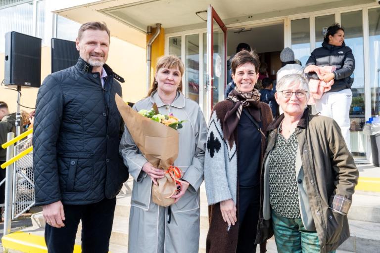 Steinn Jóhannsson, Erla Erlendsdóttir, Arndís Steinþórsdóttir og Helga Þórðardóttir.