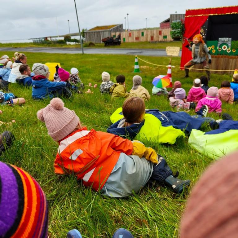 Sumarhátíð í leikskólanum Bergi