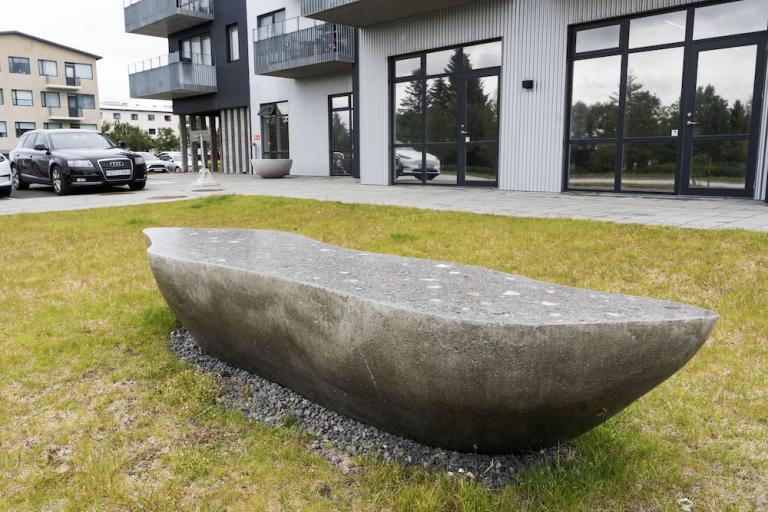 Large stone artwork