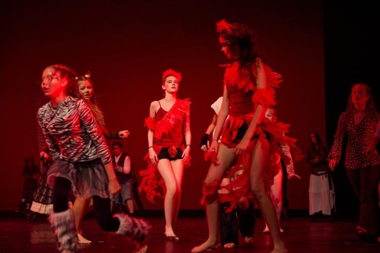 Langholtsskóli's performance in Skrekkur 2025.