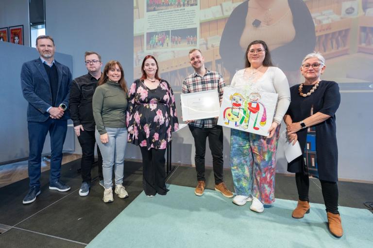 Frá uppskeruhátíð frístundastarfs í Reykjavík. Höfuðið í bleyti.