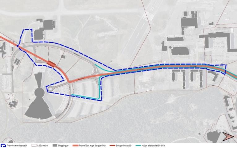Overview of the construction area.