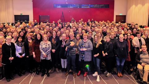 Hópmynd af starfsfólki velferðarsviðs