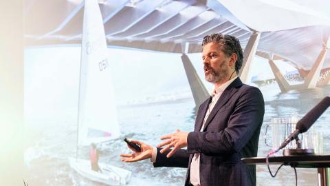 Dagur B. Eggertsson borgarstjóri í ræðustól. 