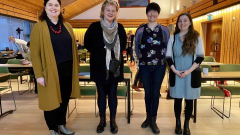 Elín Oddný Sigurðardóttir, Ásdís Þorsteinsdóttir, Elín Sigríður Gunnsteinsdóttir og Bryndís Hreiðarsdóttir.