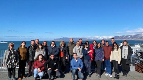 Þátttakendur í Erasmus+ verkefninu Facilitating e-Learning for an Inclusive Pedagogy.