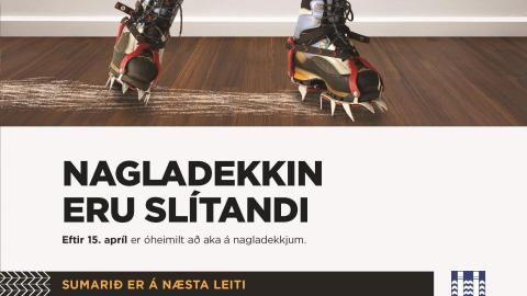 Slítandi nagladekk