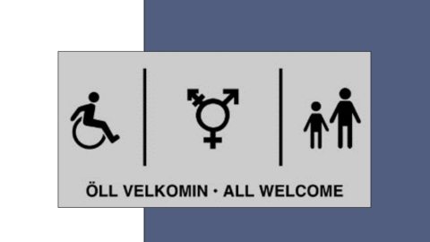 Ókyngreind búnings- og salernisaðstaða