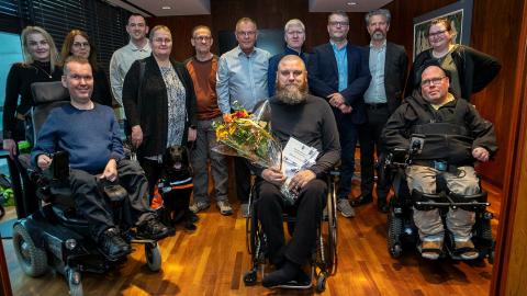 Aðgengis- og samráðsnefnd ásamt borgarstjóra og Haraldi I. Þorleifssyni