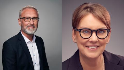 Eiríkur Björn Björgvinsson nýráðinn sviðsstjóri menninga-, íþrótta- og tómstundasviðs og Rannveig Einarsdóttir nýráðin sviðsstjóri velferðarsviðs