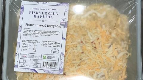 Innköllun á fiski í mangó karrýsósu
