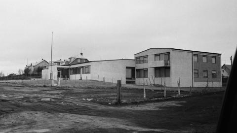 Vöggustofa Thorvaldsenfélagsins við Dyngjuveg 18 í Reykjavík árið 1967. Mynd frá Ljósmyndasafni Reykjavíkur.
