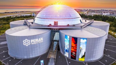 Perlan í Öskjuhlíð.