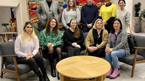 Fulltrúar velferðarráðs, fjölmenningarráðs og þátttakendur í velferðarkaffi