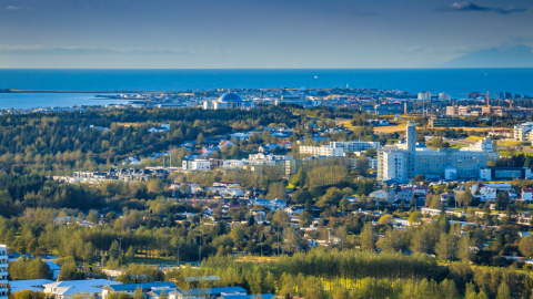 Reykjavík loftmynd. Ljósmynd Ragnar Th. Sigurðsson