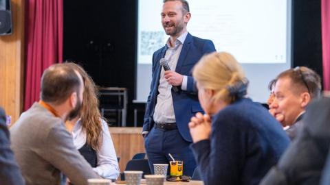 Frá íbúafundi í Háaleiti og Bústöðum sem haldinn var í Réttarholtsskóla
