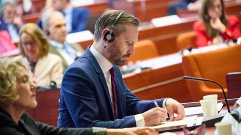 Mayor attends Council of Europe meeting in Strasbourg