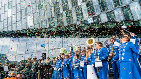 The opening of Culture Night at Harpa. Photo by Ragnar Th. Sigurðsson