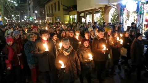 Peace Walk on Mass of St. Thorlac
