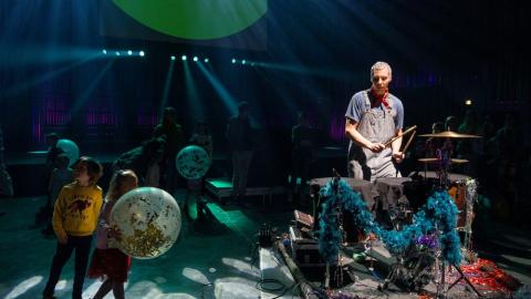 The band Celebs performs the Children's Culture Festival 2024 song at the Big Bang music festival 2024