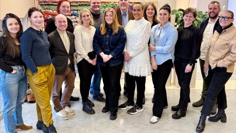 Group photo of presenters at the Welfare Coffee event on March 7 and representatives from the Welfare Council. 