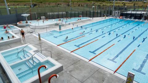 Dalslaug in Úlfarsárdalur, where there will be no maintenance closure this summer