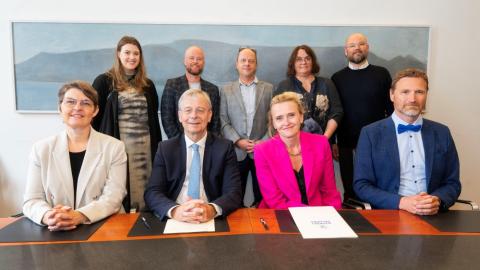 Representatives from the Department of Education & Youth and the University of Iceland