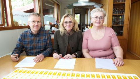 From the signing of the agreement with Gróðrarstöðin Mörk
