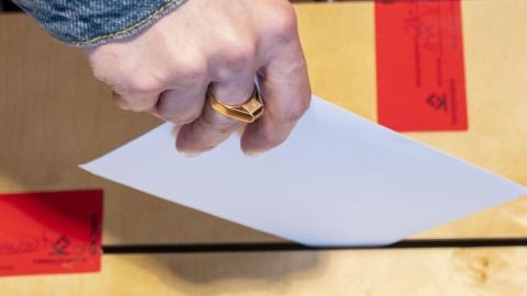 Casting a ballot in elections